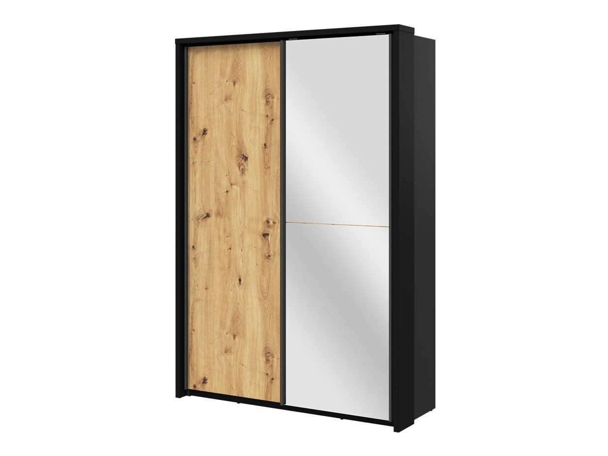 Шкаф Fresno 122 (Artisan дуб + Чёрный)