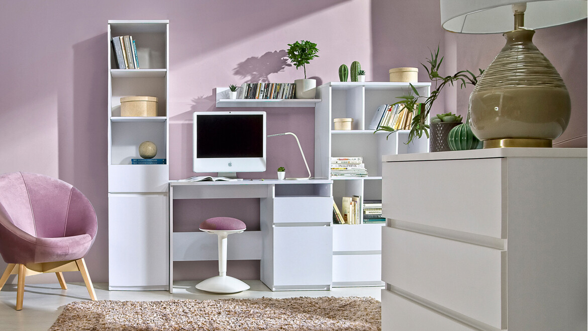 Piekarams plaukts Evaropha 107 (Balts)