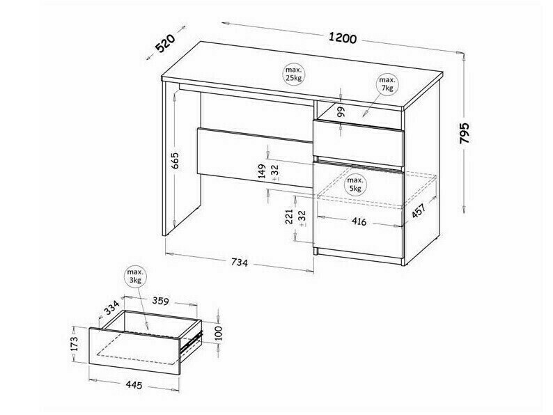 Rakstāmgalds Evaropha 106 (Balts)