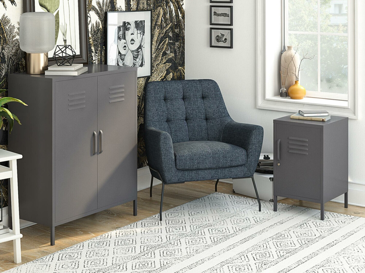 Шкафчик Merfeli 101 (Графит)