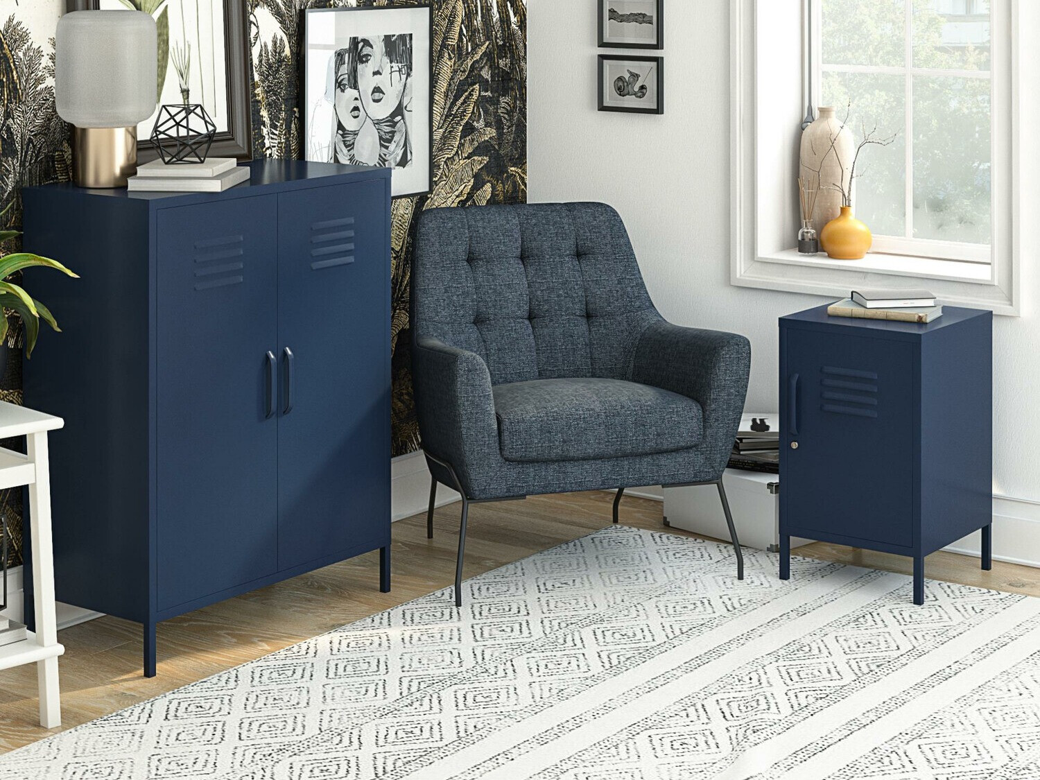 Skapis Merfeli 101 (Zils)