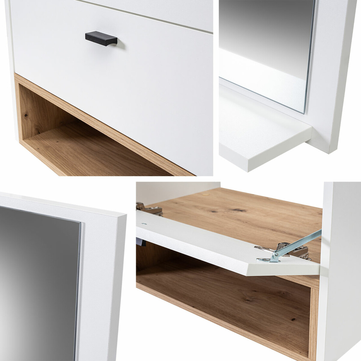 Vannas komplekts Baltesi 101 (Balts + Artisan ozols)