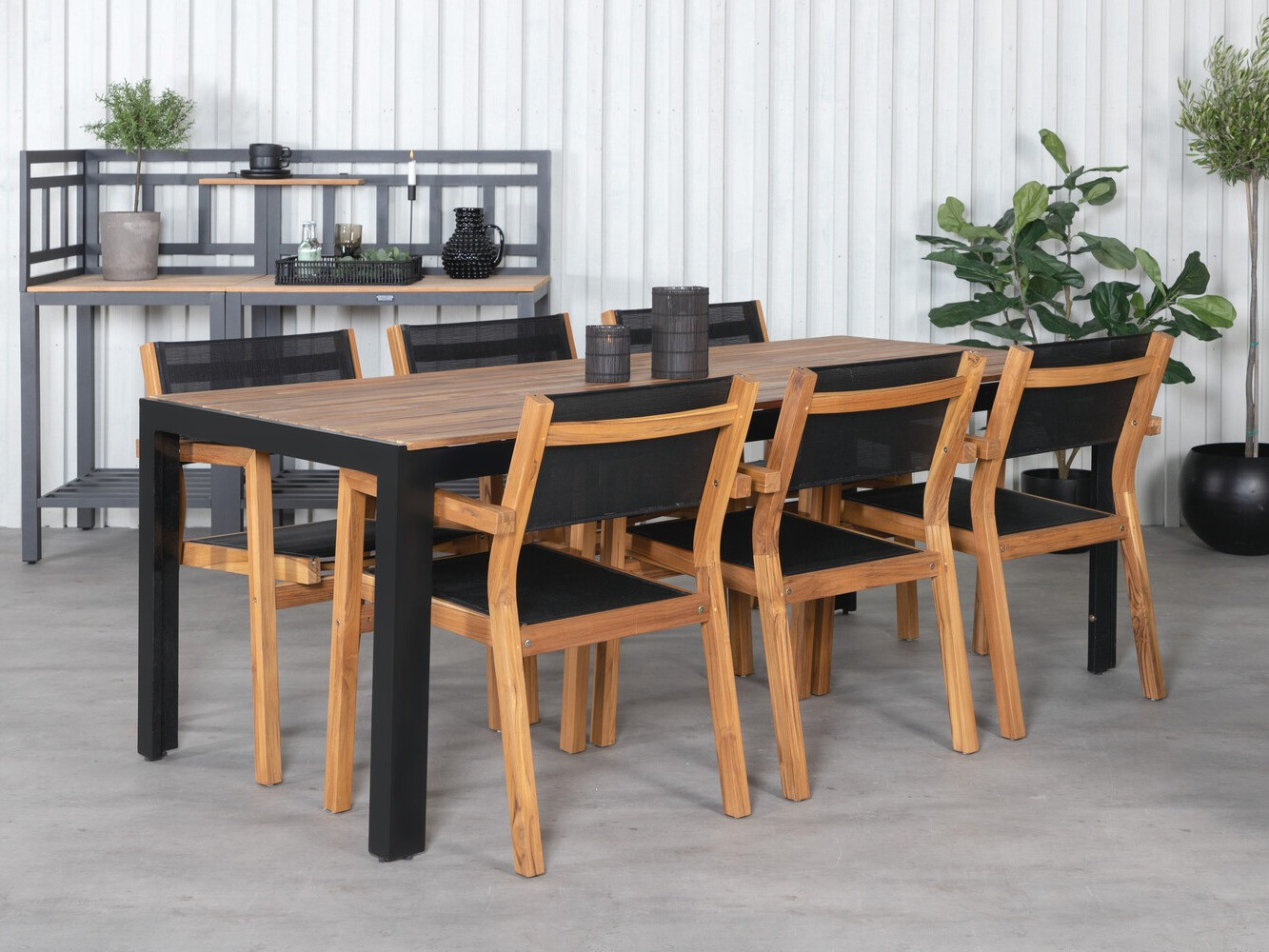 Galds un krēslu komplekts Dallas 2940