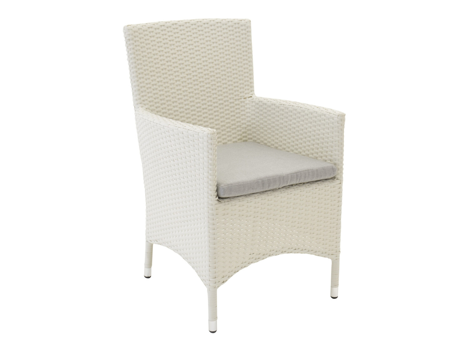 Dārza atpūtas krēsls Dallas 739 (Balts + Pelēks)