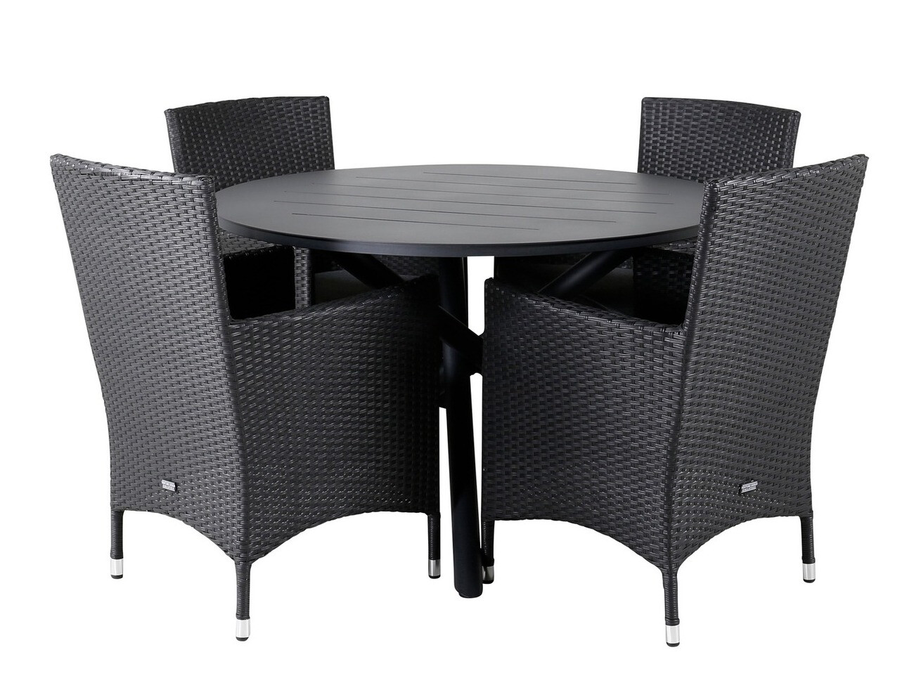 Садовое кресло Dallas 739 (Чёрный + Серый)