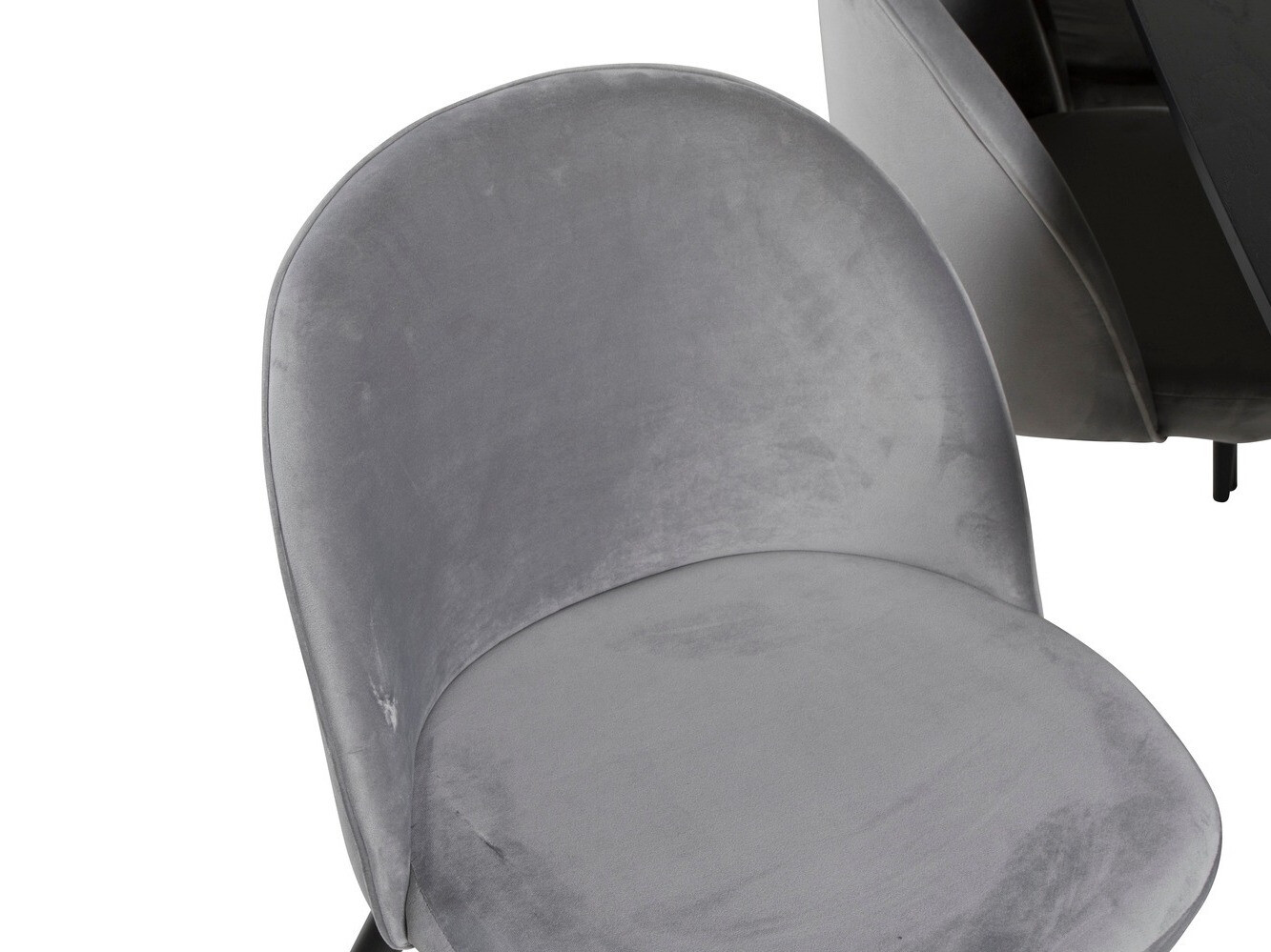 Ēdamistabas komplekts Dallas 1449 (Gaiši pelēks + Melns)