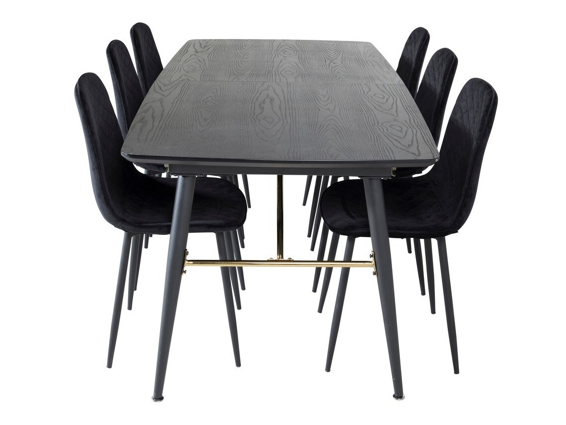 Обеденный гарнитур Dallas 1448 (Чёрный)