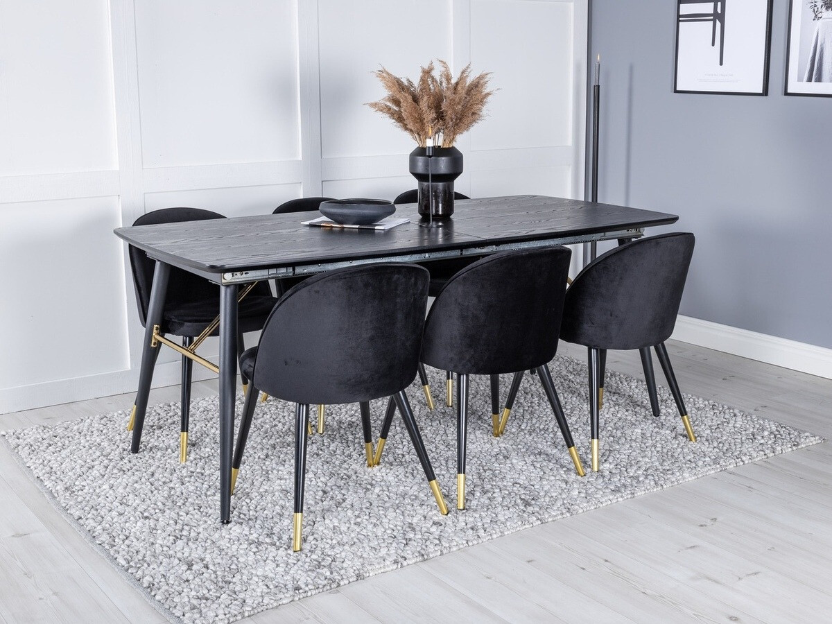 Обеденный гарнитур Dallas 1451 (Чёрный)