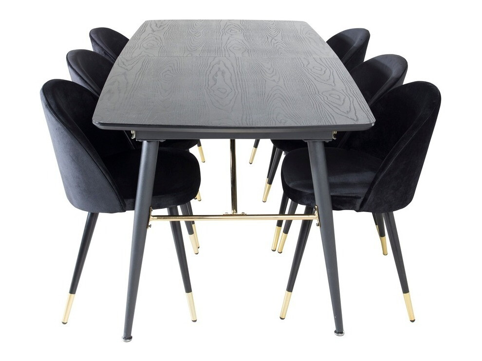 Обеденный гарнитур Dallas 1451 (Чёрный)