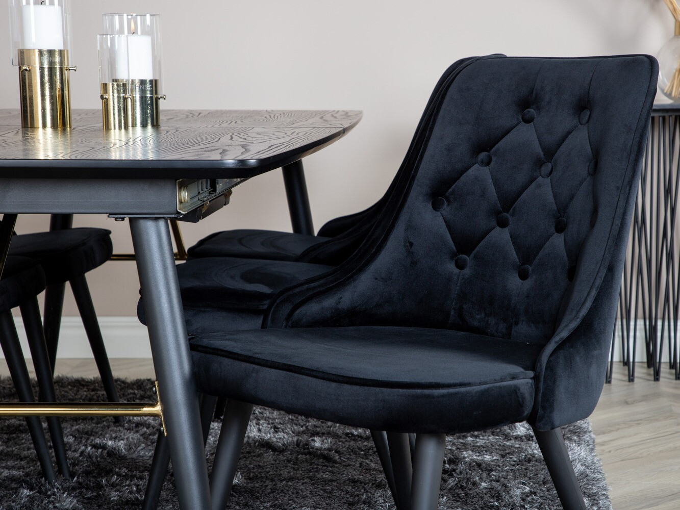 Обеденный гарнитур Dallas 1453 (Чёрный)