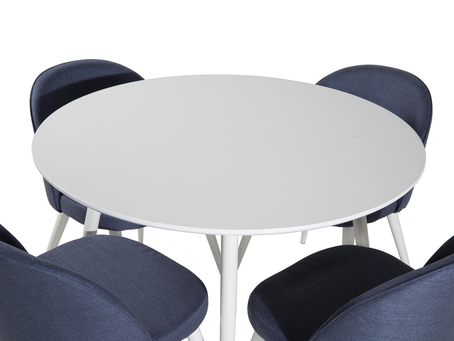 Ēdamistabas komplekts Dallas 1536 (Zils + Balts)