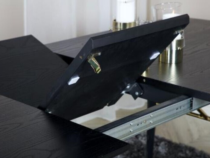 Ēdamistabas komplekts Dallas 1580 (Melns)