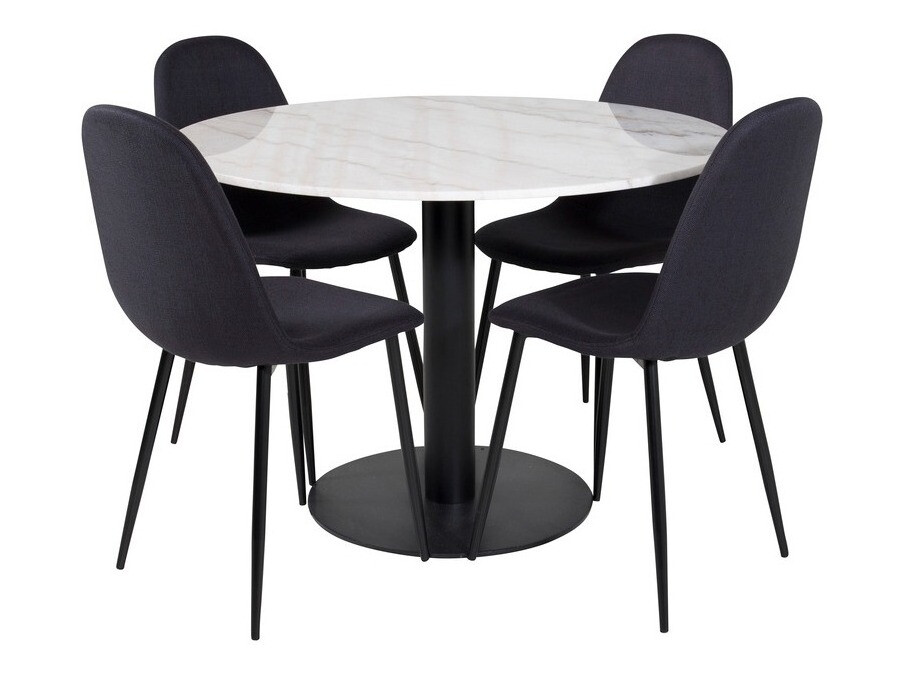 Ēdamistabas komplekts Dallas 1613 (Melns)