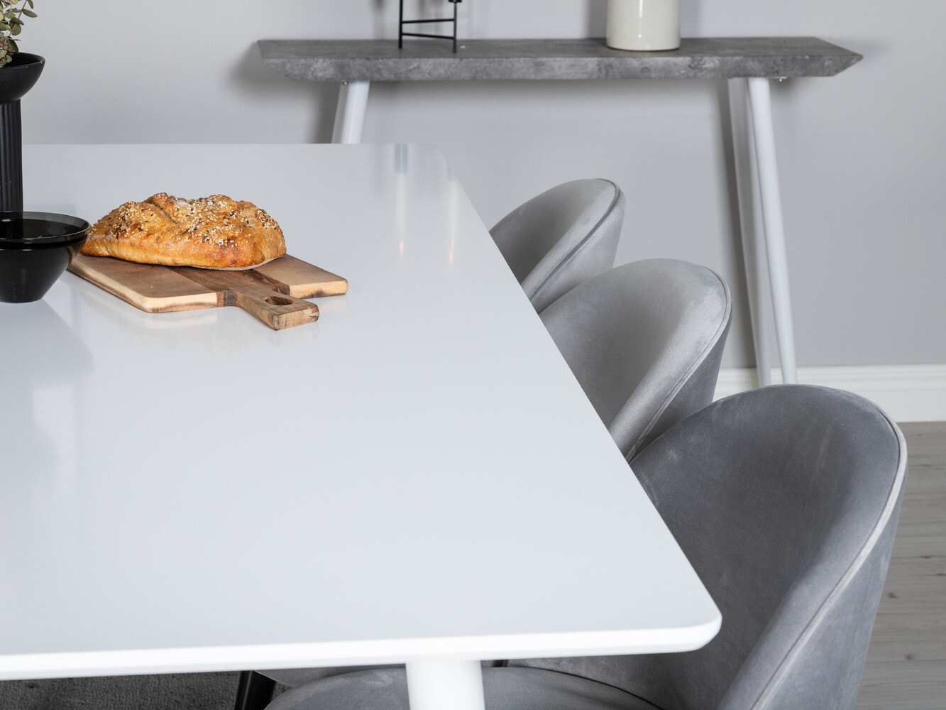 Ēdamistabas komplekts Dallas 1624 (Pelēks)