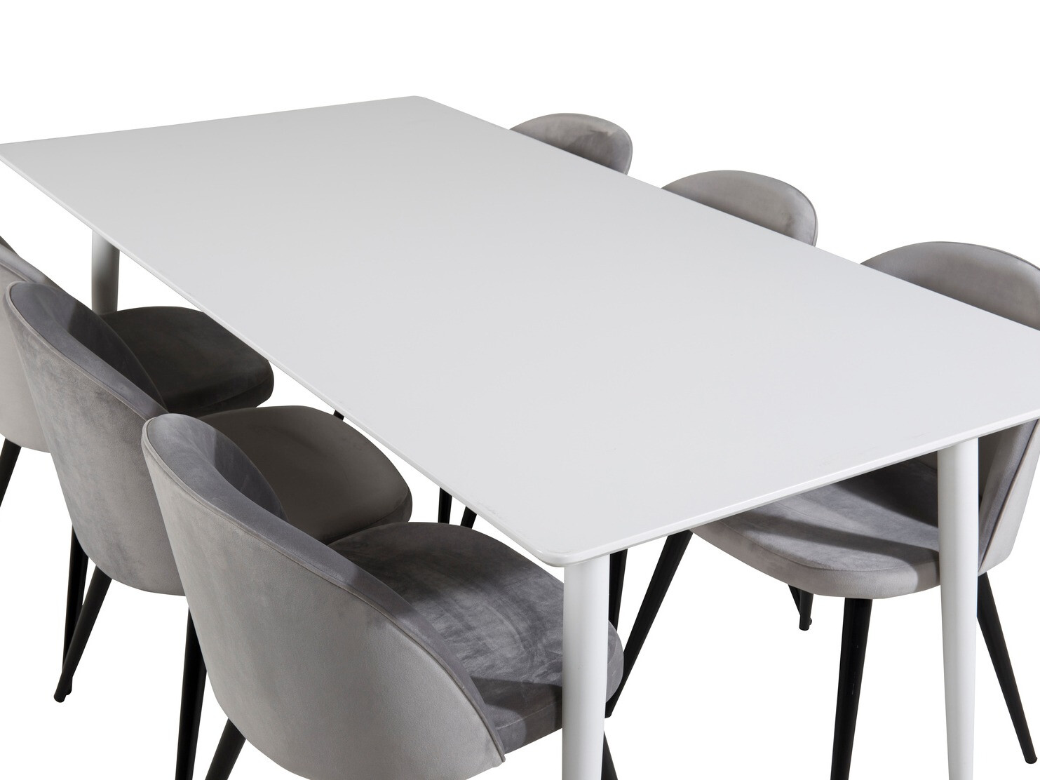 Ēdamistabas komplekts Dallas 1624 (Pelēks)