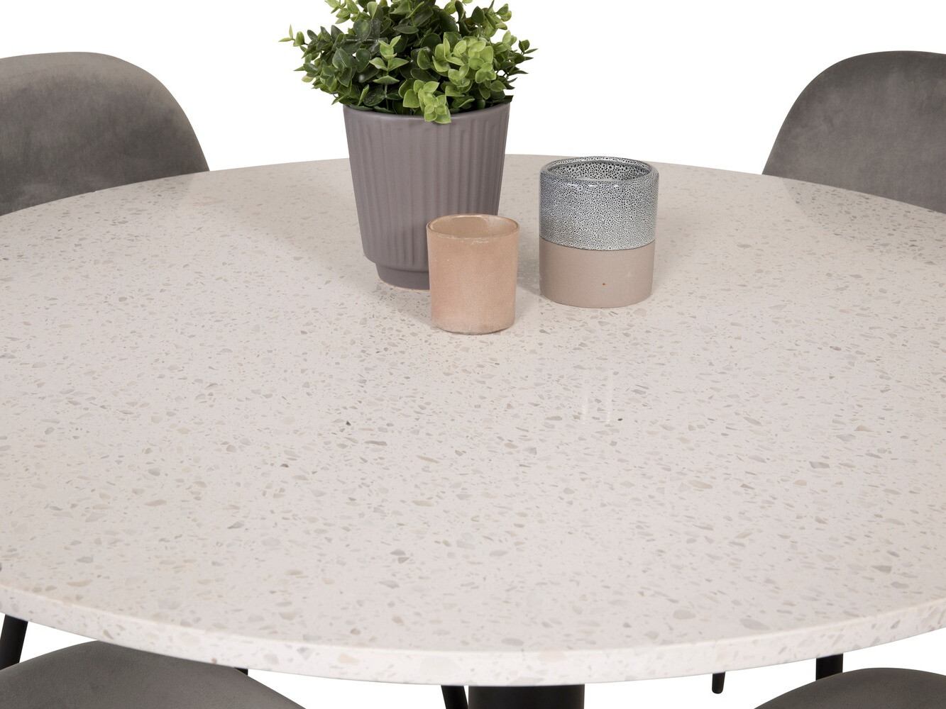 Обеденный гарнитур Dallas 1595 (Серый + Чёрный)