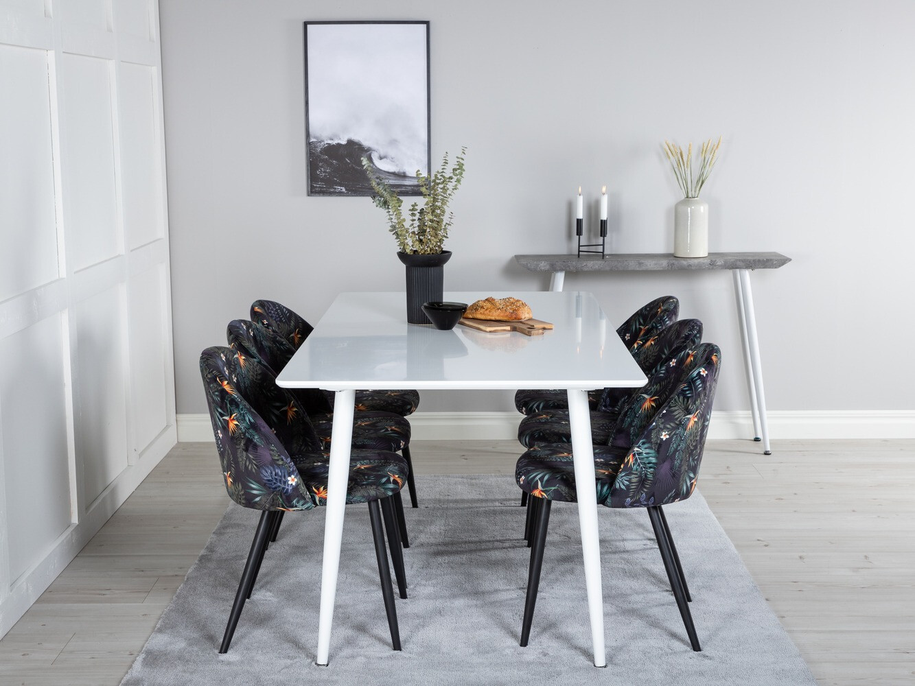 Обеденный гарнитур Dallas 1624 (Цветочный узор)