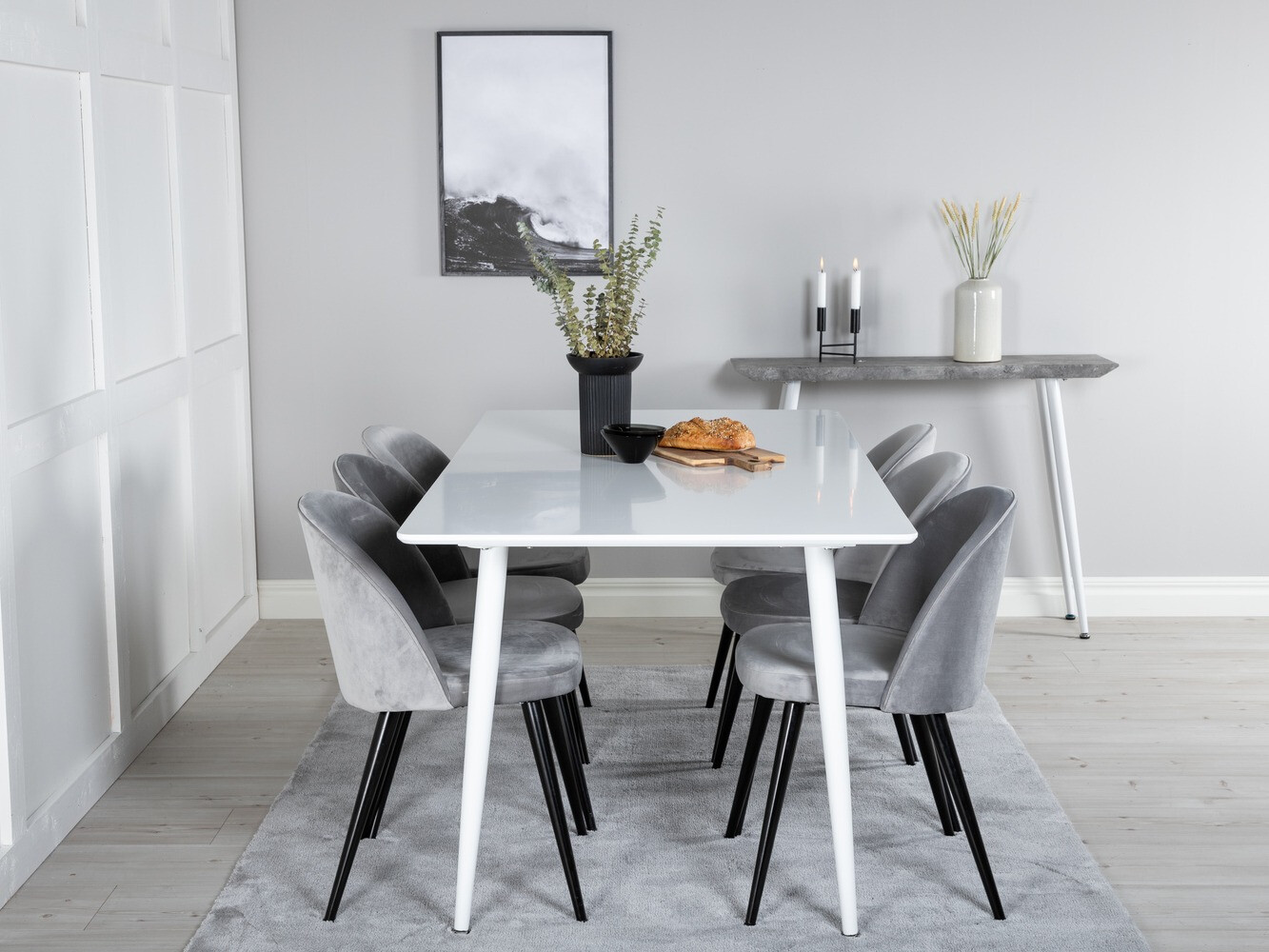 Обеденный гарнитур Dallas 1624 (Серый)