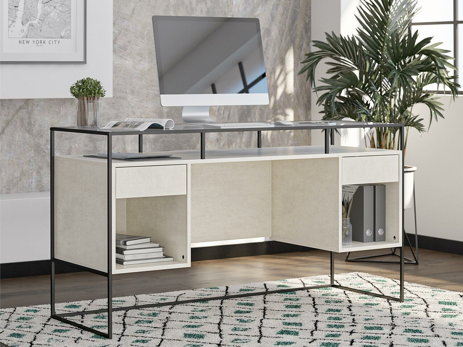 Письменный cтол Tulsa 340 (Крем)