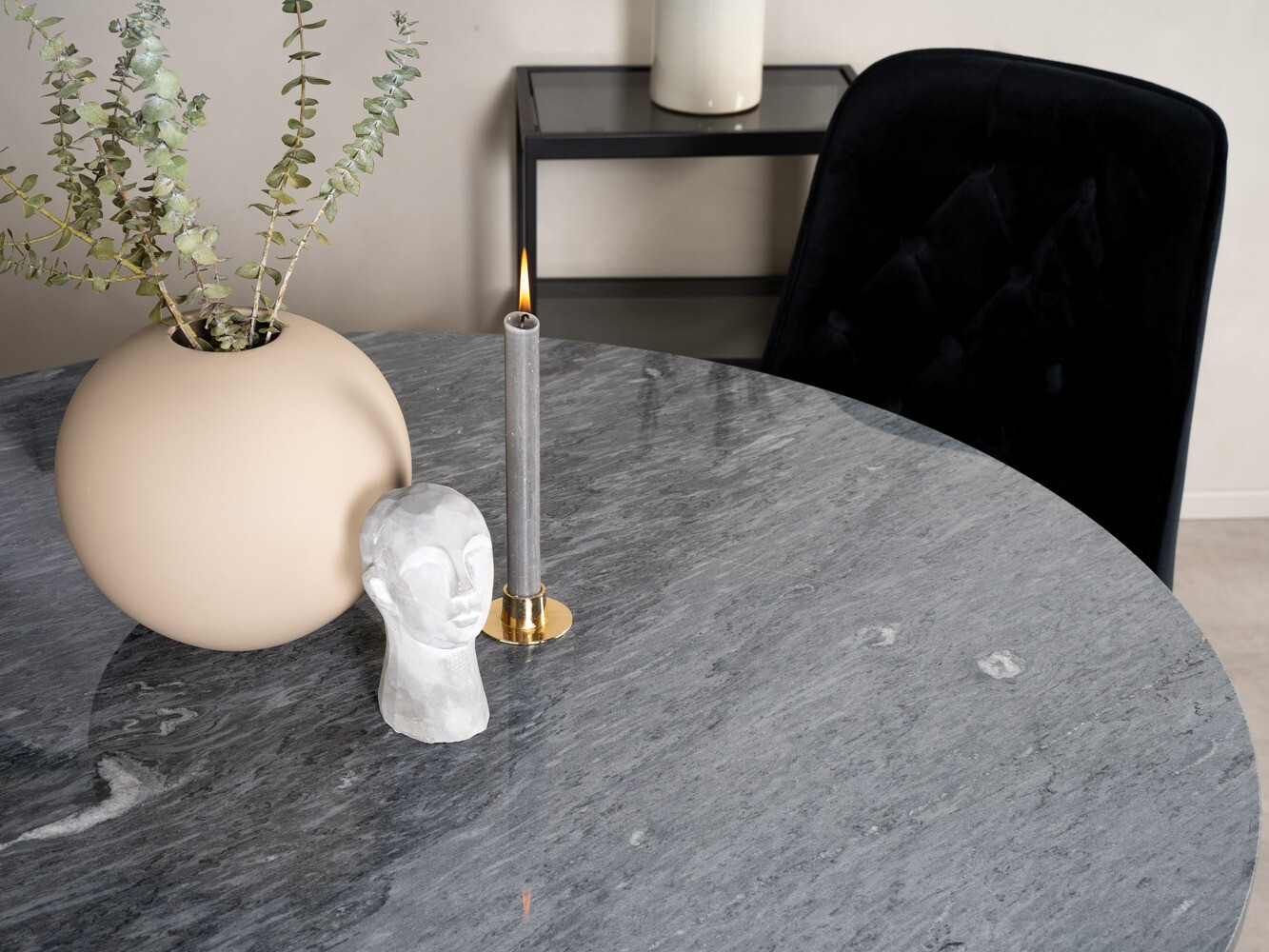 Ēdamistabas komplekts Dallas 1627 (Melns)