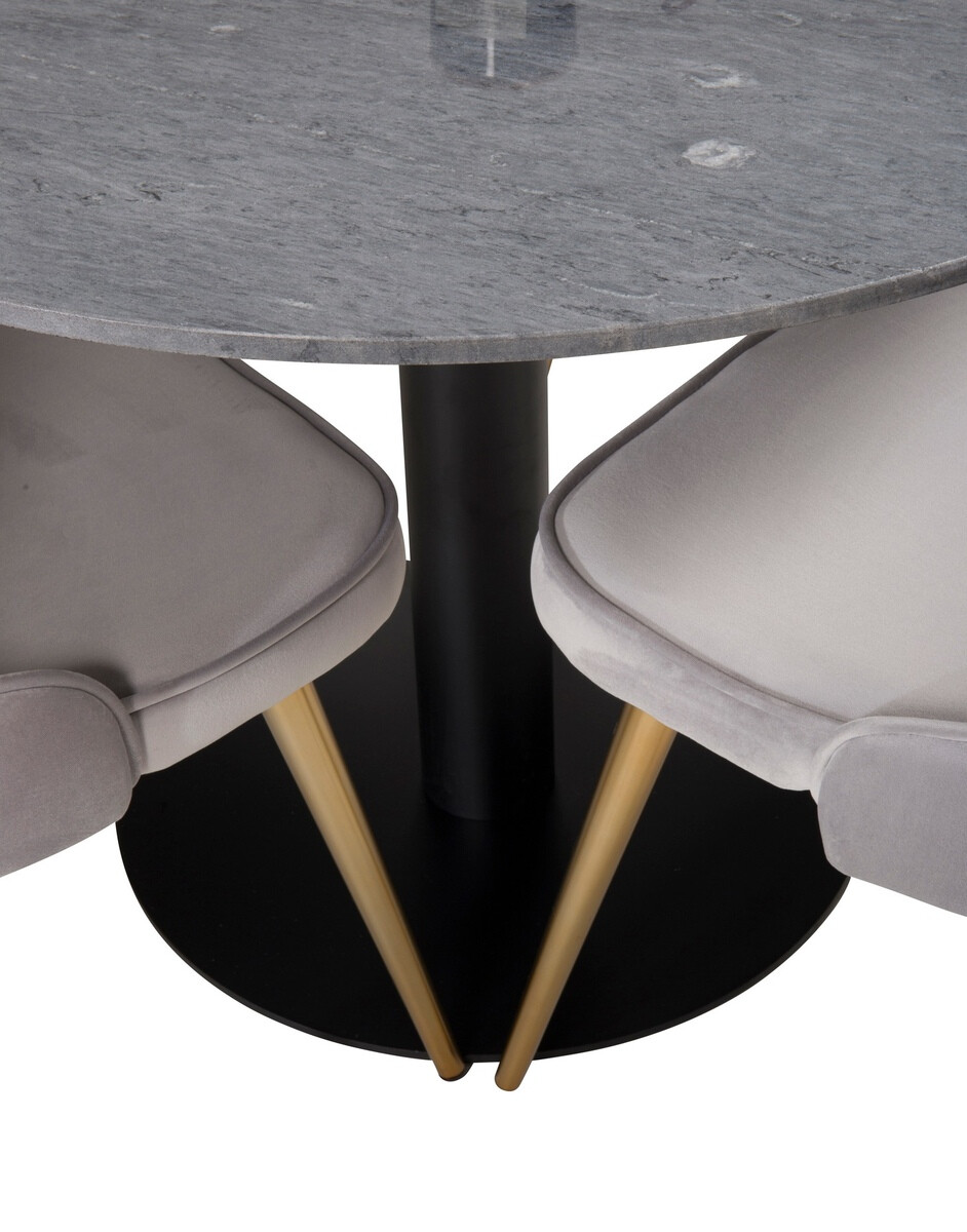 Ēdamistabas komplekts Dallas 1627 (Pelēks)