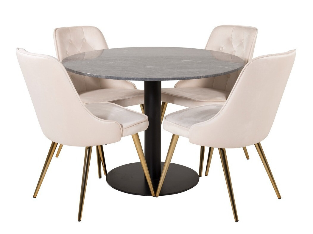 Ēdamistabas komplekts Dallas 1627 (Tumši rozā)