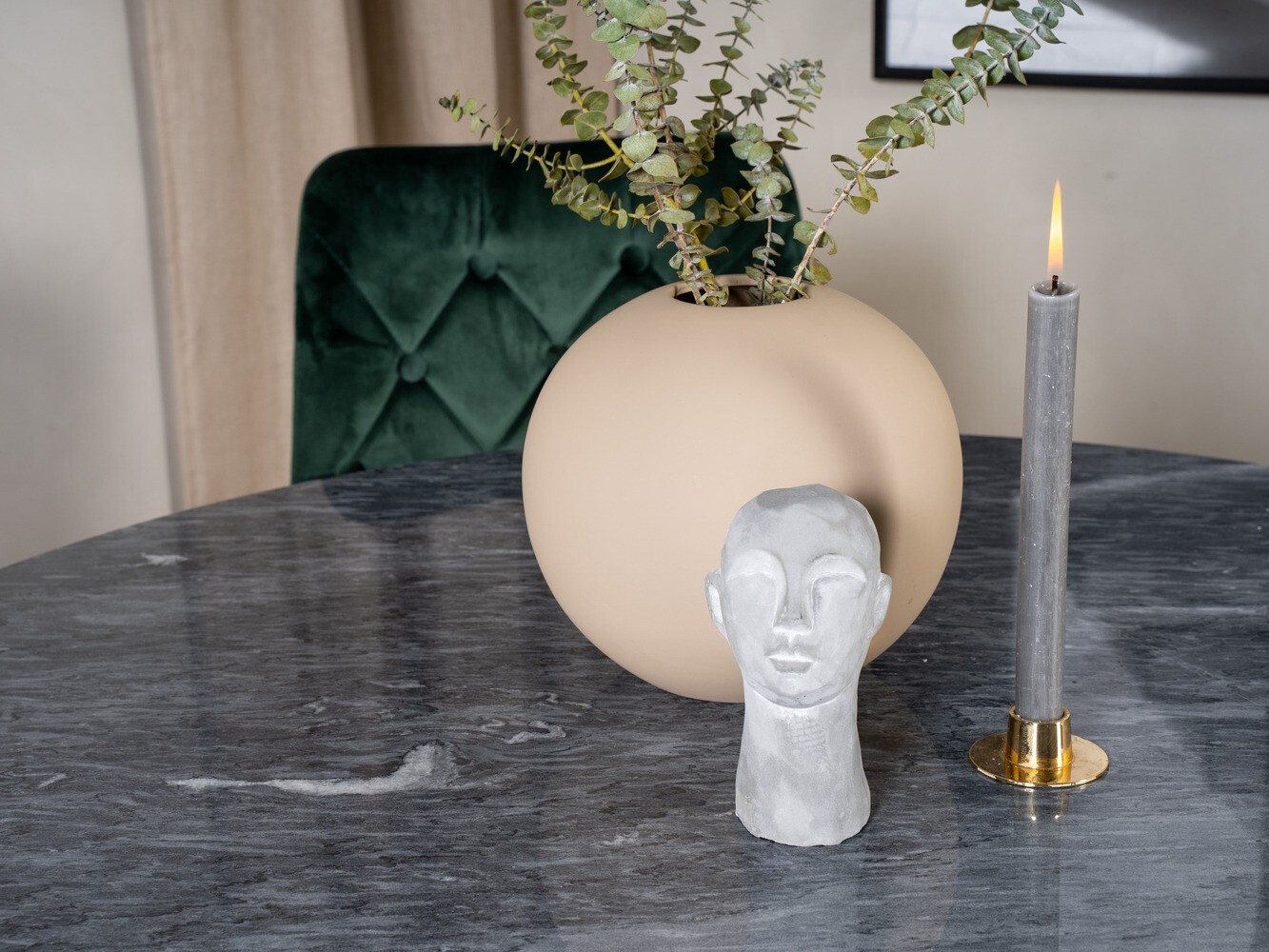 Ēdamistabas komplekts Dallas 1627 (Zaļš)