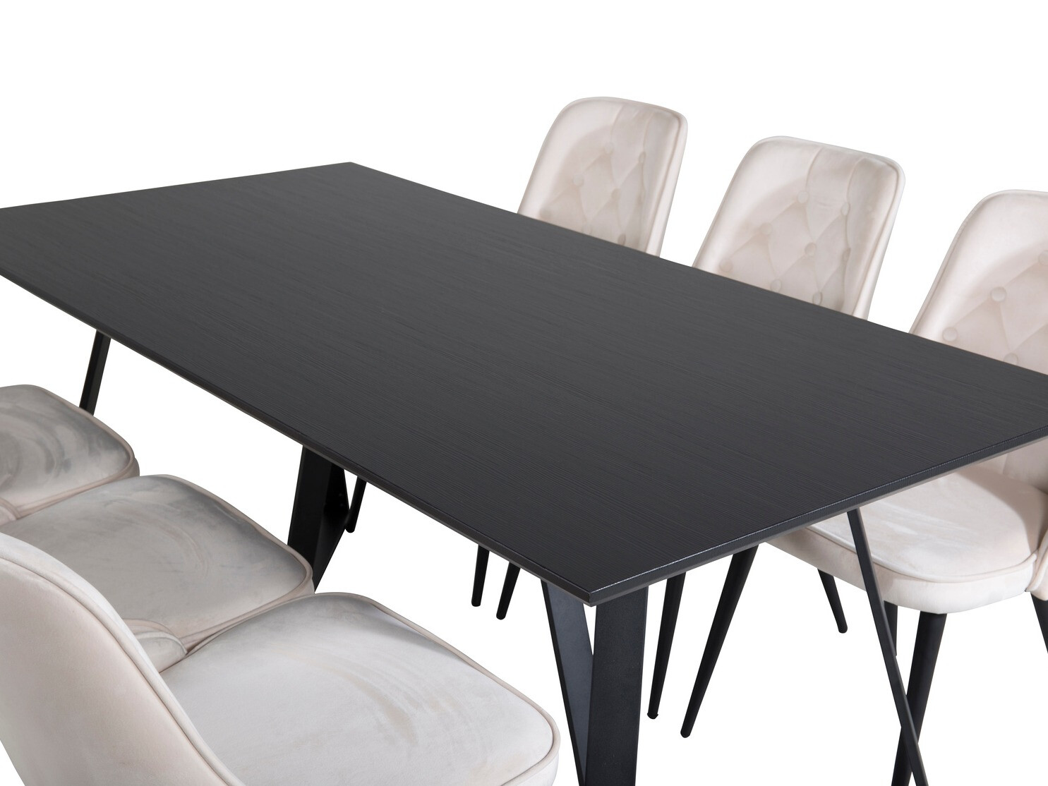 Ēdamistabas komplekts Dallas 1628 (Bēšs)