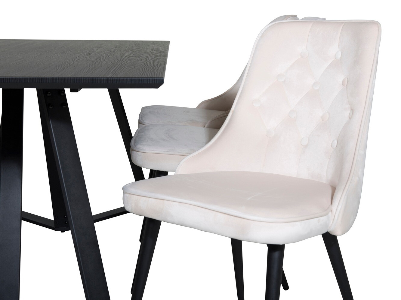 Ēdamistabas komplekts Dallas 1628 (Bēšs)