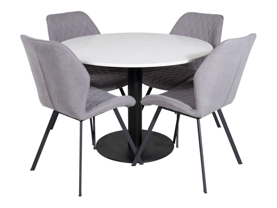 Ēdamistabas komplekts Dallas 1635 (Pelēks)