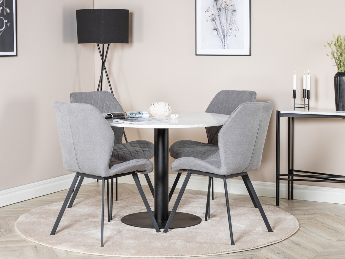 Ēdamistabas komplekts Dallas 1635 (Pelēks)