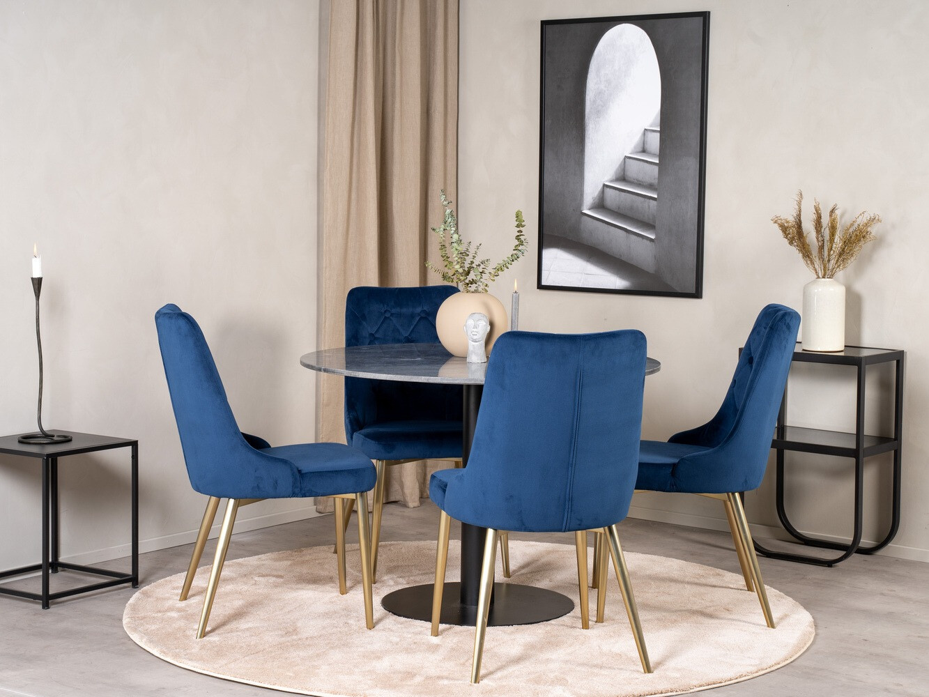 Обеденный гарнитур Dallas 1627 (Синий)