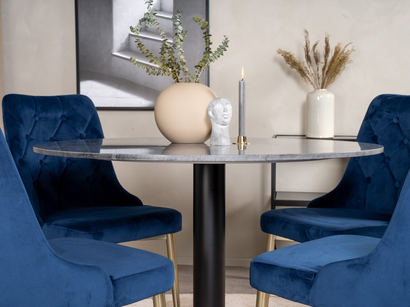 Обеденный гарнитур Dallas 1627 (Синий)