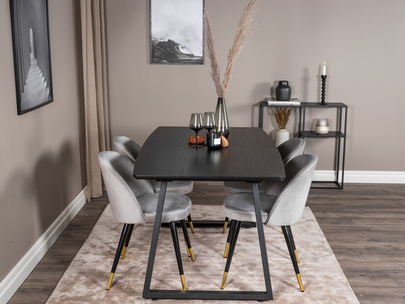 Обеденный гарнитур Dallas 1631 (Серый)