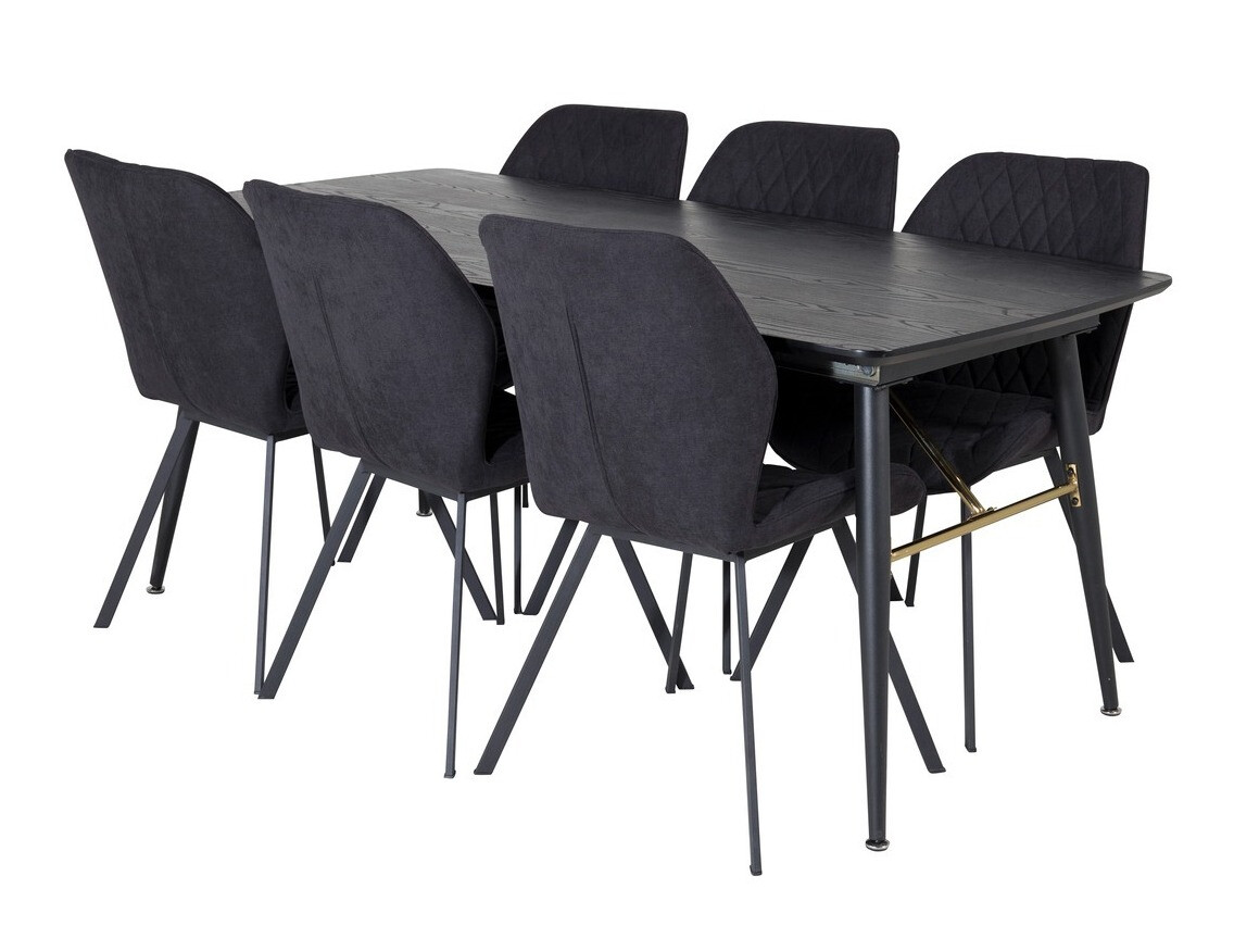 Обеденный гарнитур Dallas 1647 (Чёрный)