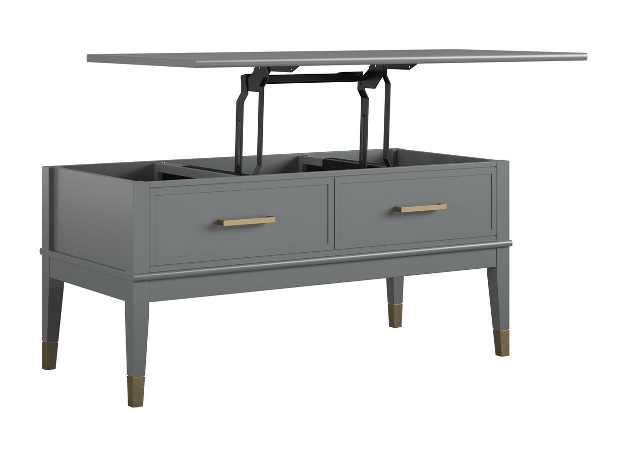 Žurnālu galdiņš transformeris CosmoLiving by Cosmopolitan Belromu 105 (Grafīts)