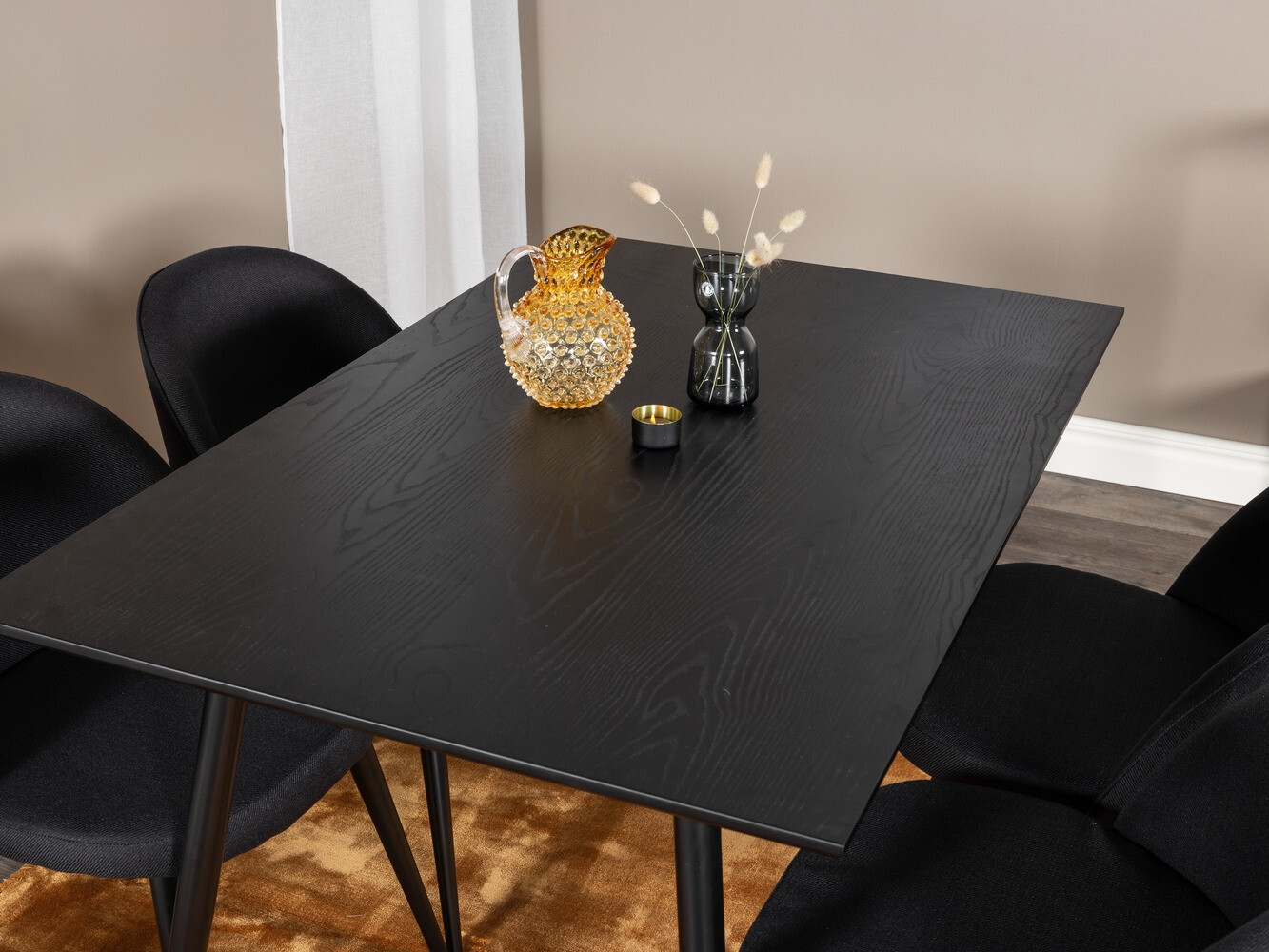Ēdamistabas komplekts Dallas 1692 (Melns)