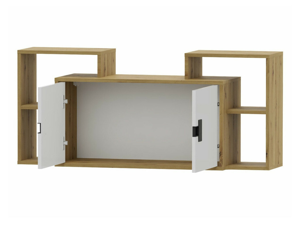 Комплект для домашнего офиса Florevi 104 (Матовый белый + Artisan дуб)