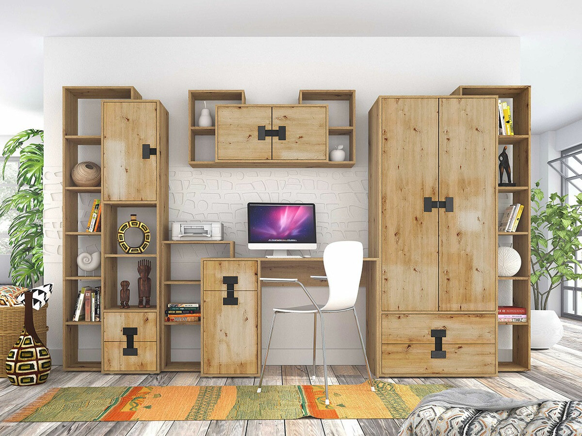 Mājas biroja komplekts Florevi 104 (Artisan ozols)