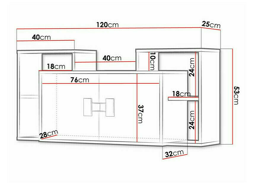 Piekarams skapītis Florevi 107 (Glancēts pelēks + Artisan ozols)
