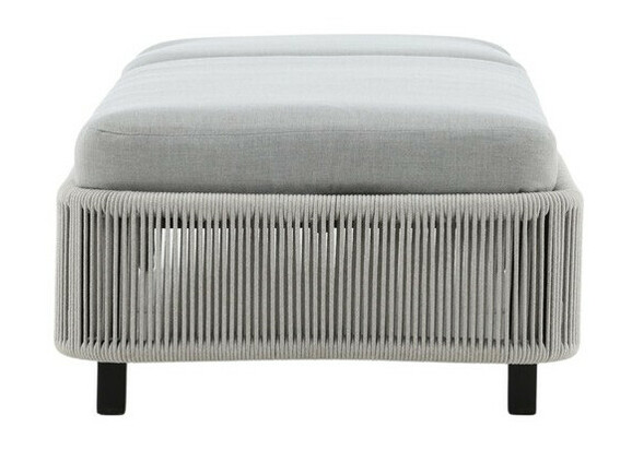 Sauļošanās krēsls Dallas 2320 (Pelēks + Melns)