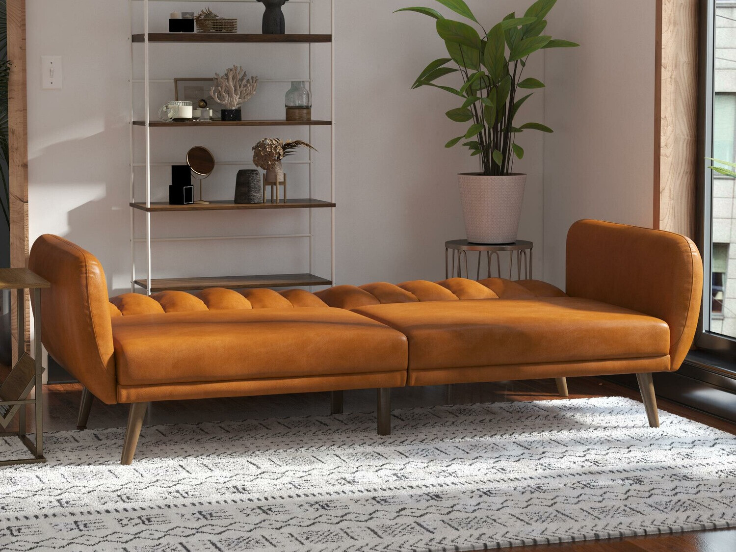 Dīvāns gulta Novogratz 169 (Oranžs)