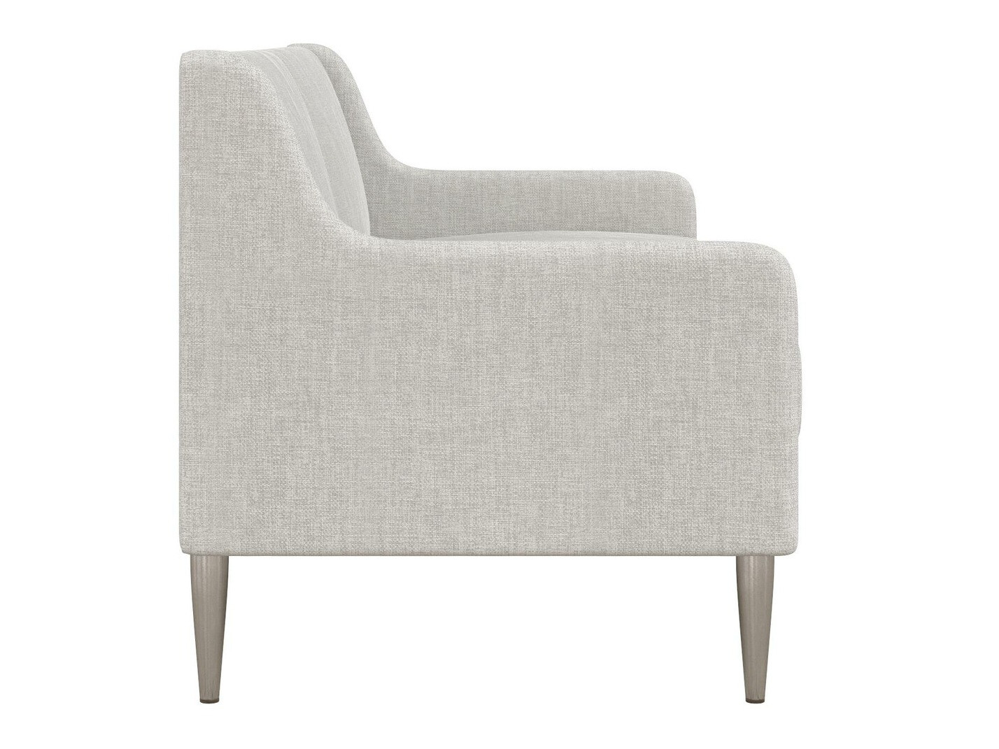 Диван CosmoLiving by Cosmopolitan 124 (Светло-серый + Серебряный)