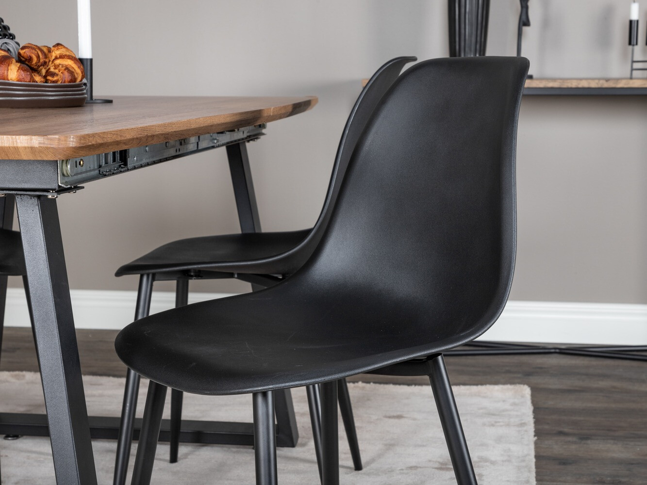 Обеденный гарнитур Dallas 329 (Чёрный)