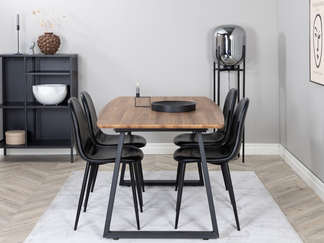 Обеденный гарнитур Dallas 330 (Чёрный)