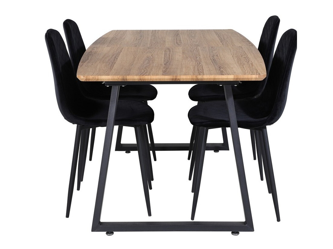 Обеденный гарнитур Dallas 336 (Чёрный)