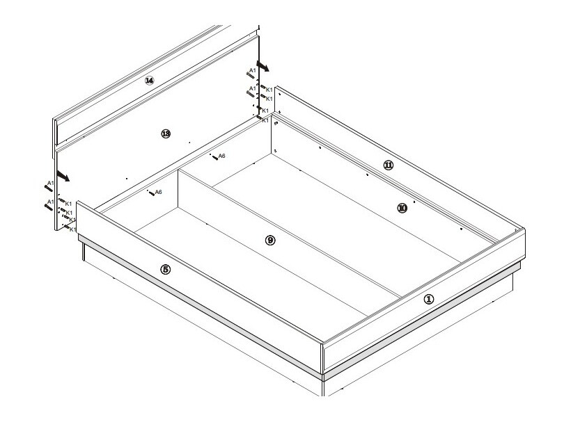 Кровать Salsevi 121