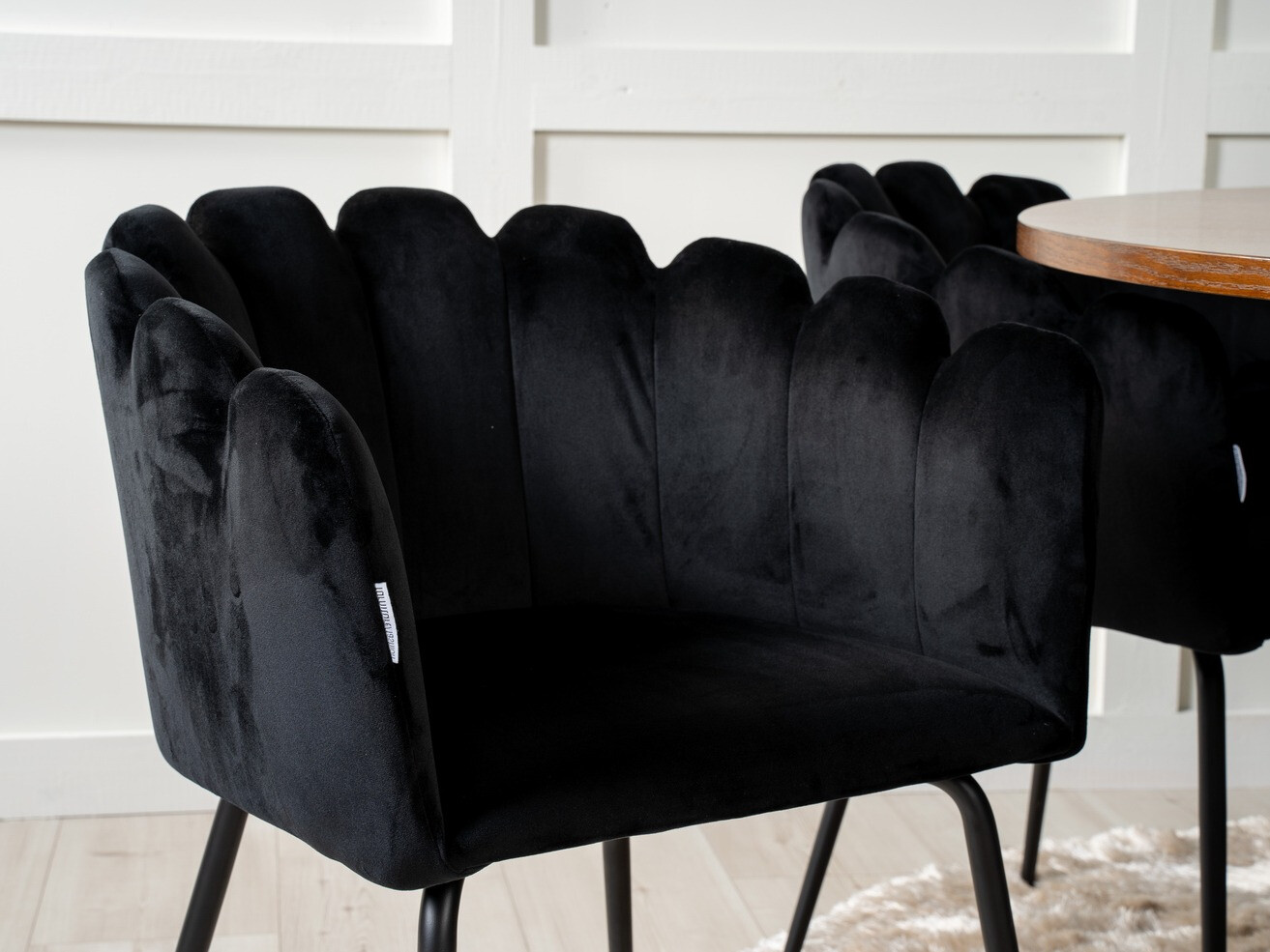 Ēdamistabas komplekts Dallas 311 (Melns)