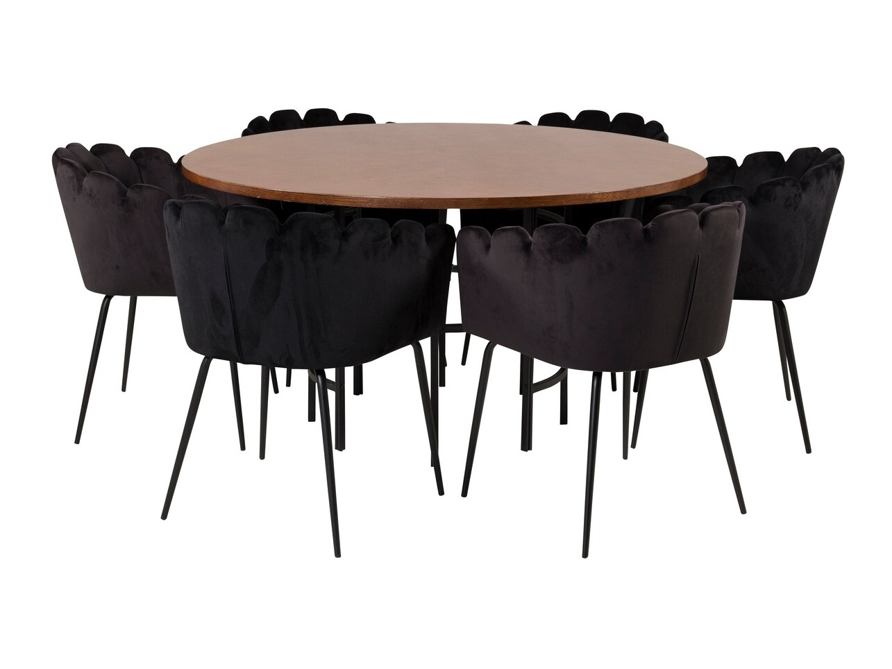 Обеденный гарнитур Dallas 311 (Чёрный)