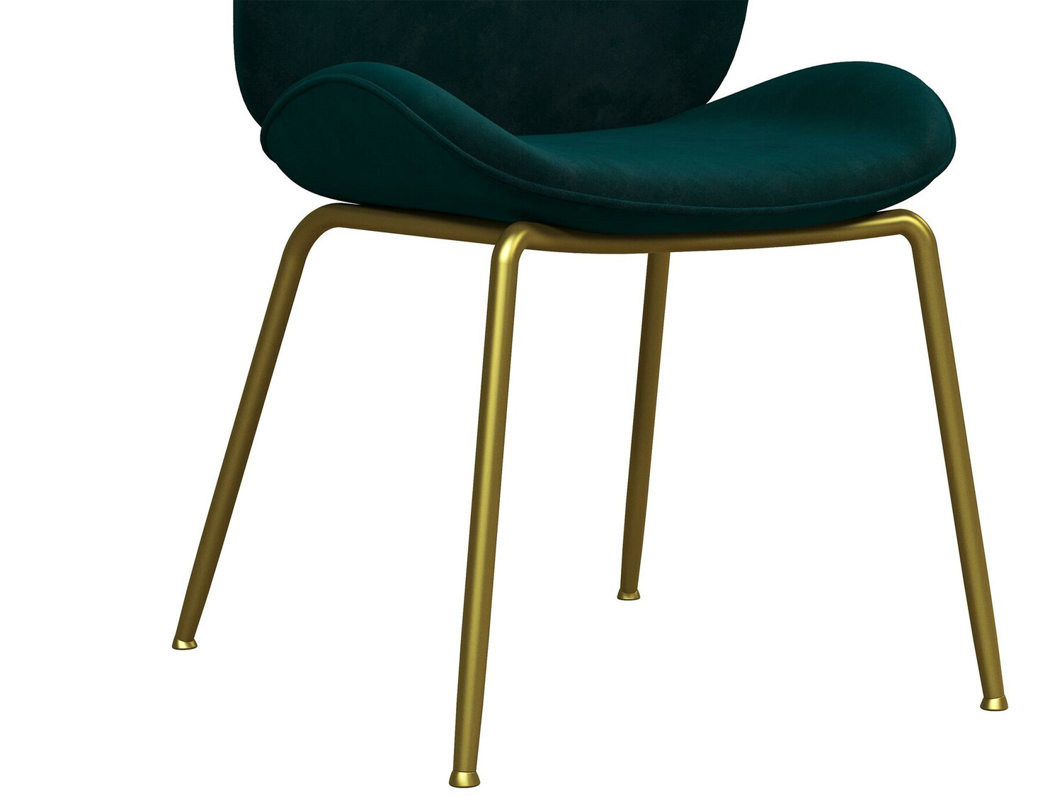 Стул CosmoLiving by Cosmopolitan 134 (Зелёный + Латунь)